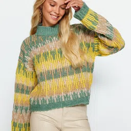Trendyol Ribbed Turtle Neck Pullover-picture-15