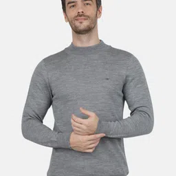 Monte Carlo Men Grey Pullover-picture-18