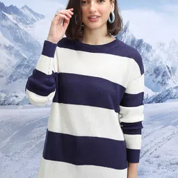Tokyo Talkies Striped Acrylic Pullover-picture-27