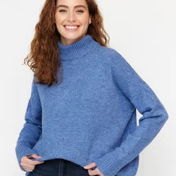 Trendyol Turtle Neck Long Sleeve Pullover image 3
