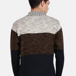 t-base Men Colourblocked Wool Pullover image 4