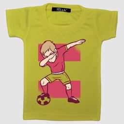 RISH Kids Yellow Dabbing Footballer Printed T-shirt-picture-35