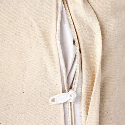 HOSTA HOMES Coral & White Geometric Square Cushion Covers image 3