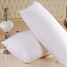 JDX Set of 2 White Rectangular Sleeping Pillows image 2
