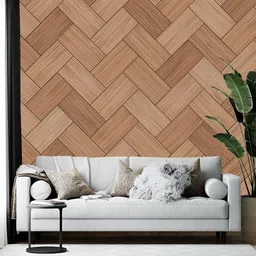 Wallpics Brown & Black Geometric Printed Self Adhesive Wall Sticker-picture-21
