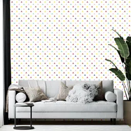 Wallpics White & Red Floral Printed Self Adhesive Wall Sticker-image-74