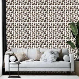 Wallpics White Printed Self-Adhesive Wallpaper-image-96