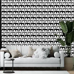 Wallpics Black & White Printed Self Adhesive Wall Sticker-picture-27