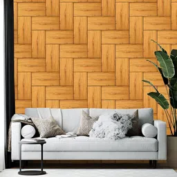 Wallpics Brown Printed Self-Adhesive Wallpaper-image-17