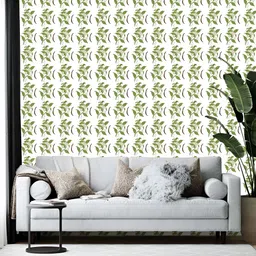 Wallpics Green Printed Self-Adhesive Wallpaper-picture-33