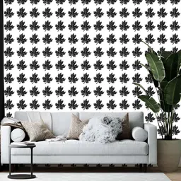 Wallpics White & Black Printed Wallpaper-image-66
