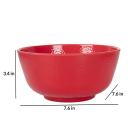 Melamine Red 1300Ml Serving Bowls Set Of 2 By Market 99 image 3