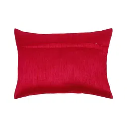 hosta homes Pink Polyester Abstract 12X18 Inches Cushion Cover image 5