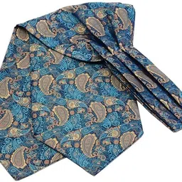 fizzoqi Fine Warp Men's Scarf | Cravat Tie – Premium Polyester Retro Design image 2