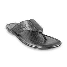 Mochi Men Textured Open Toe Leather Comfort Sandals-picture-19