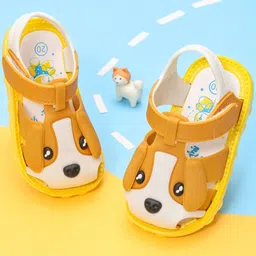 Yellow Bee Boys Cute Dog Comfort Sandals-picture-26