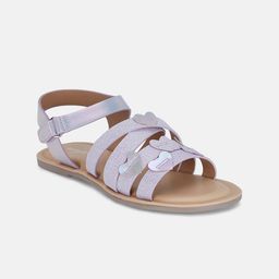Pantaloons Junior Girls Embellished Open Toe Flats-image-18
