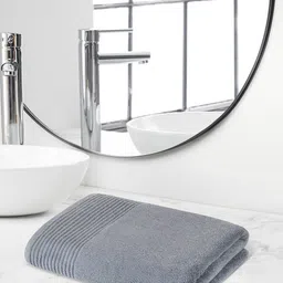 Himeya Blue Terry Cotton 600 GSM Bath Towels-image-24