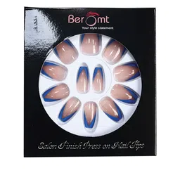 BEROMT 12 Pcs Long-Lasting Reusable Lightweight Salon Finish Press on Nail Tips- Shade 234-picture-18