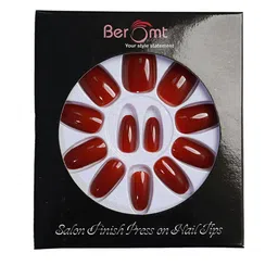BEROMT Salon Finish Premium Glossy Press-On False Nail Tips Kit - Shade 371-picture-19