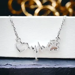 MYKI Silver-Plated Dog Paw Chain-image-46