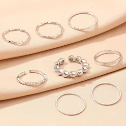 SALTY Set of 8 Nested Whispers Rings-image-55