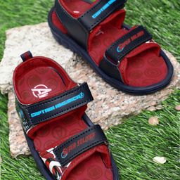Kids Ville Boys Captain America Printed Comfort Sandals-picture-19