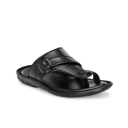 IVRAH Men Black Comfort Sandals image 1