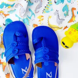 THE MADRAS TRUNK Kids Leather Comfort Kolhapuri Sandals-picture-43