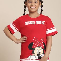 Kids Ville Girls Minnie Printed Cotton Tshirt-picture-21
