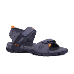 ASIAN Men Grey & Orange Sports Sandals-picture-41