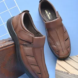 pelle albero Men Leather Shoe-Style Sandals-image-68