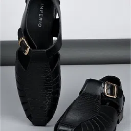 Regal Men Leather Shoe-Style Sandals-image-11