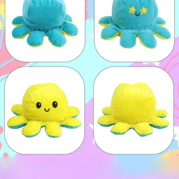 Xivir Kids Microfibre Reversible Octopus Soft Toys & Dolls-picture-9