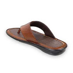 Mochi Men Textured Open Toe Leather Comfort Sandals image 5