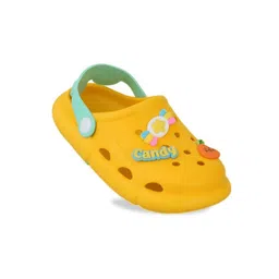 Yellow Bee Boys Rubber Slip On Clogs image 2