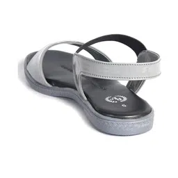 Ajanta Women Grey Open Toe Flats image 2