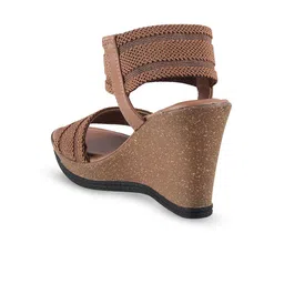 Catwalk Woven Design Wedge Heels image 3