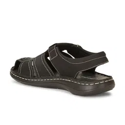 Bata Men Black Fisherman Sandals image 2