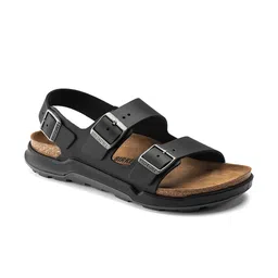 Birkenstock Men Black Milano CT  Regular Width Comfort Sandals-picture-33