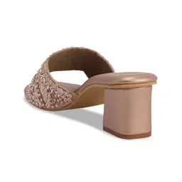 ERIDANI Embellished Block Heels image 3