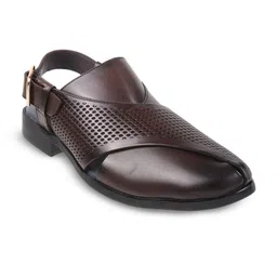 J.FONTINI Men Leather Shoe-Style Sandals image 2