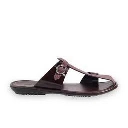 Mochi Men Textured One Toe Comfort Sandals With Buckle Detail image 4