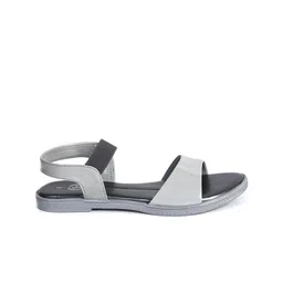 Ajanta Women Grey Open Toe Flats image 5