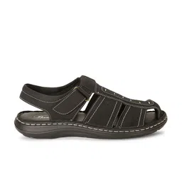 Bata Men Black Fisherman Sandals image 3