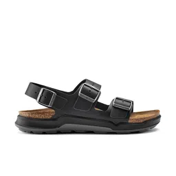 Birkenstock Men Black Milano CT  Regular Width Comfort Sandals image 2