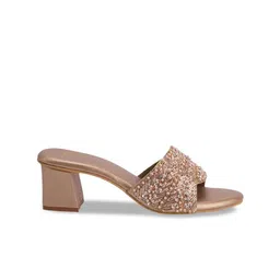 ERIDANI Embellished Block Heels image 4