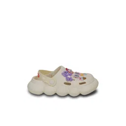 Yellow Bee Girls Teddy Bear & Ice Cream Applique Clogs image 4