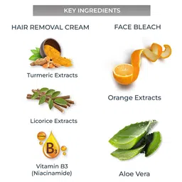 Jolen New York Set of Lumeric B3 Hair Removal Cream 50g & Creme Bleach with Orange 40g image 4