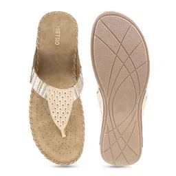 Metro Textured Open Toe Comfort Heels image 4